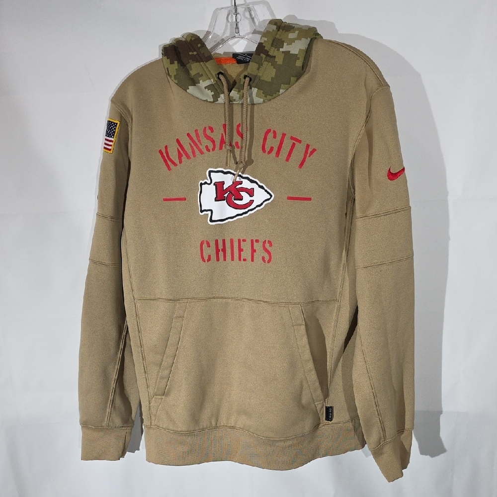 Nike Kansas City Chiefs Salute to Service‎ Hoodie Camo Men's Small